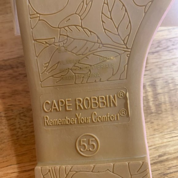 NWT CAPE ROBBIN KEKO SLIDE SANDALS NUDE WITH CLEAR STRAP 5.5 & 6.5 - Picture 7 of 9